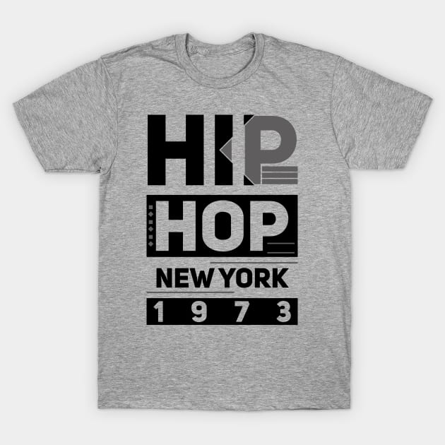 Hip Hop 1973 New York // NYC Hip Hop T-Shirt by Degiab